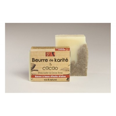 Savon beurre de karité & cacao  (110 g)
